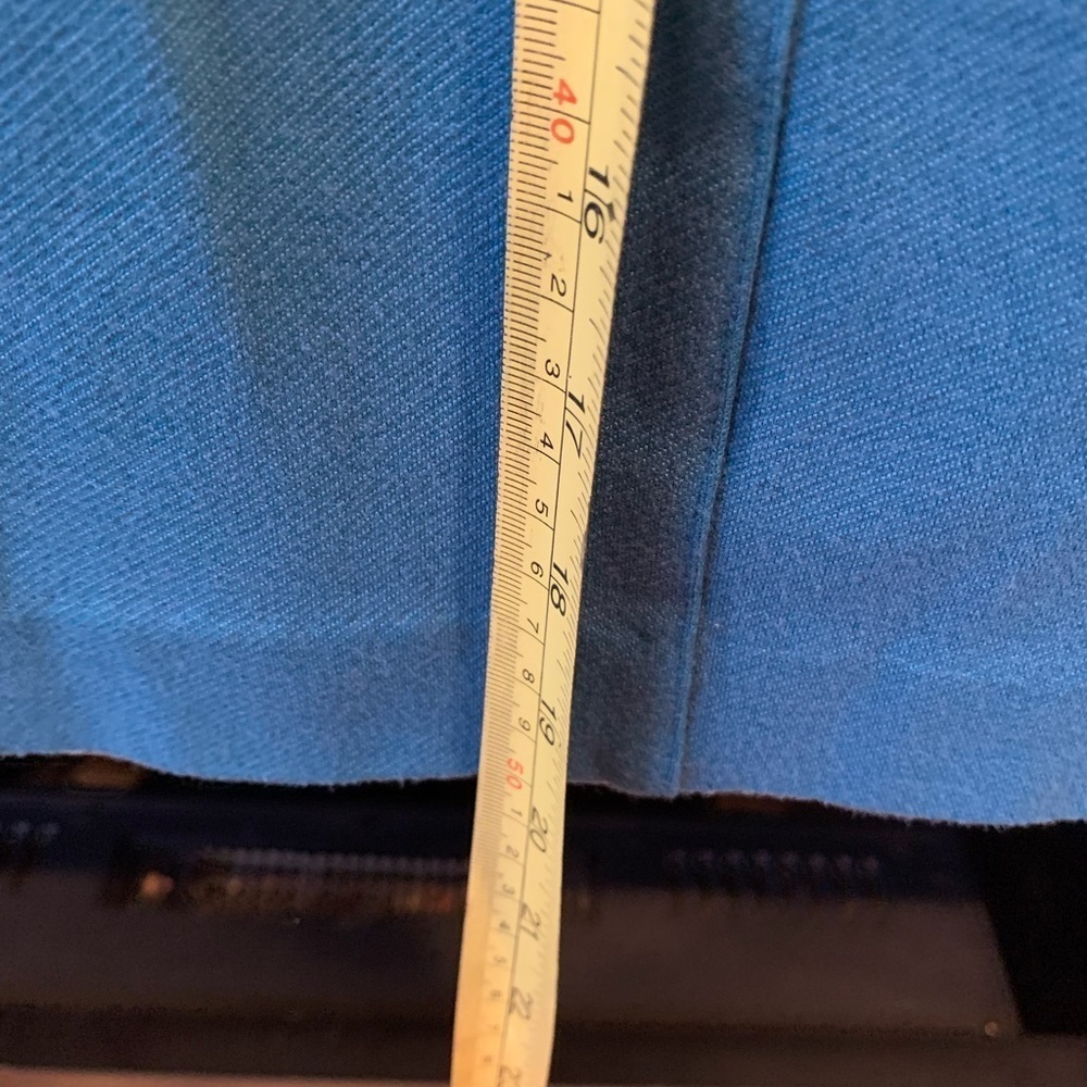 CAbi Teal Blue Sigourney Stretch Pencil Skirt with Side Zipper Size 4 Workwear - Picture 10 of 12